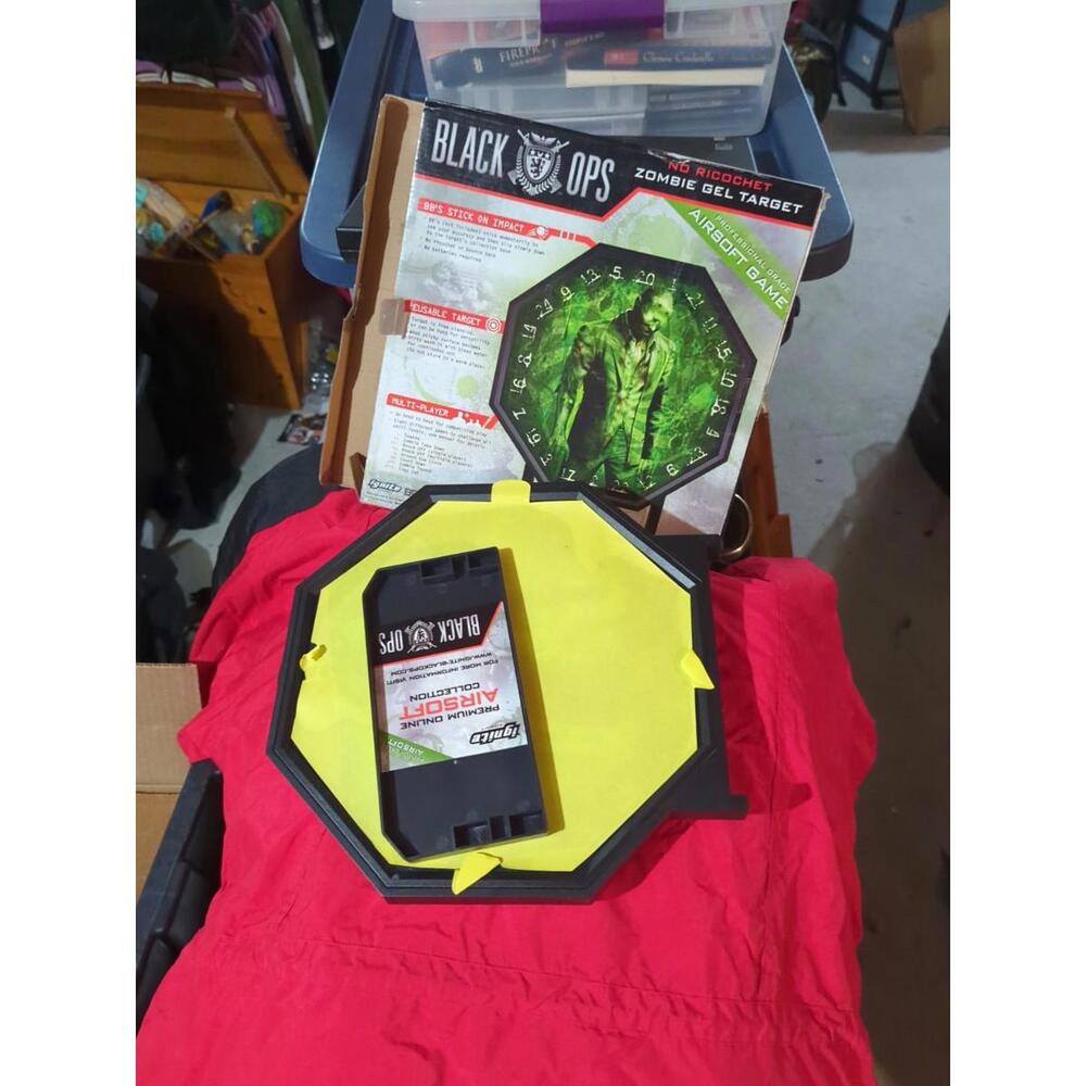 Ignite Air Soft Reusable Target Black Ops Zombie Gel Target